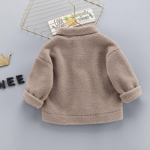 Autumn and winter children's cotton-padded warm coat